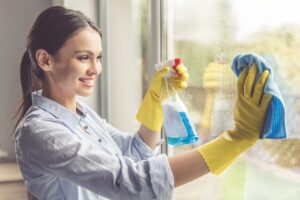 Cửa nhôm châu âu dễ dàng vệ sinh