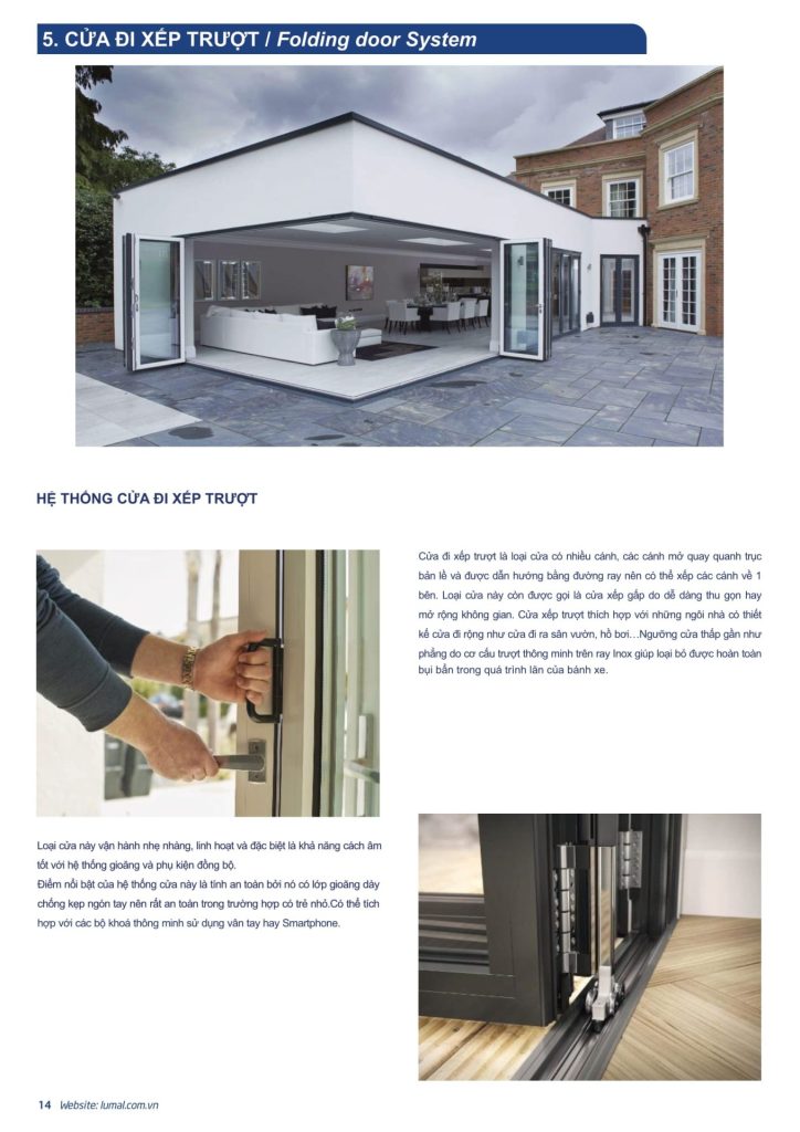 cửa đi xếp trượt