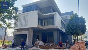 Thi công cửa nhôm kính Lumal cho Mr Tuấn tại Khu đô thị Đam San