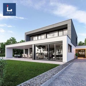 Thi công cửa nhôm kính Lumal cho Nhà Ms. Ly ở Quảng Bình