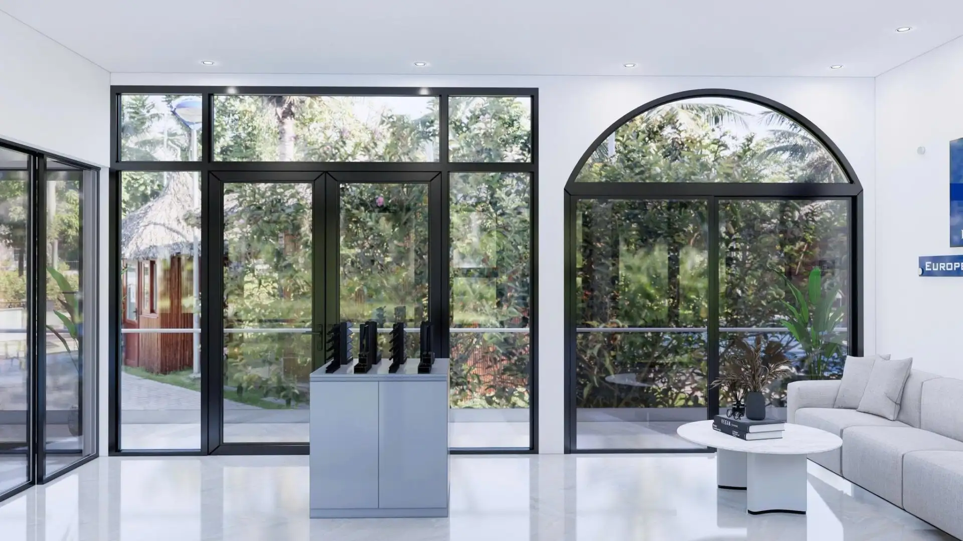 Showroom cửa nhôm lùa Lumal