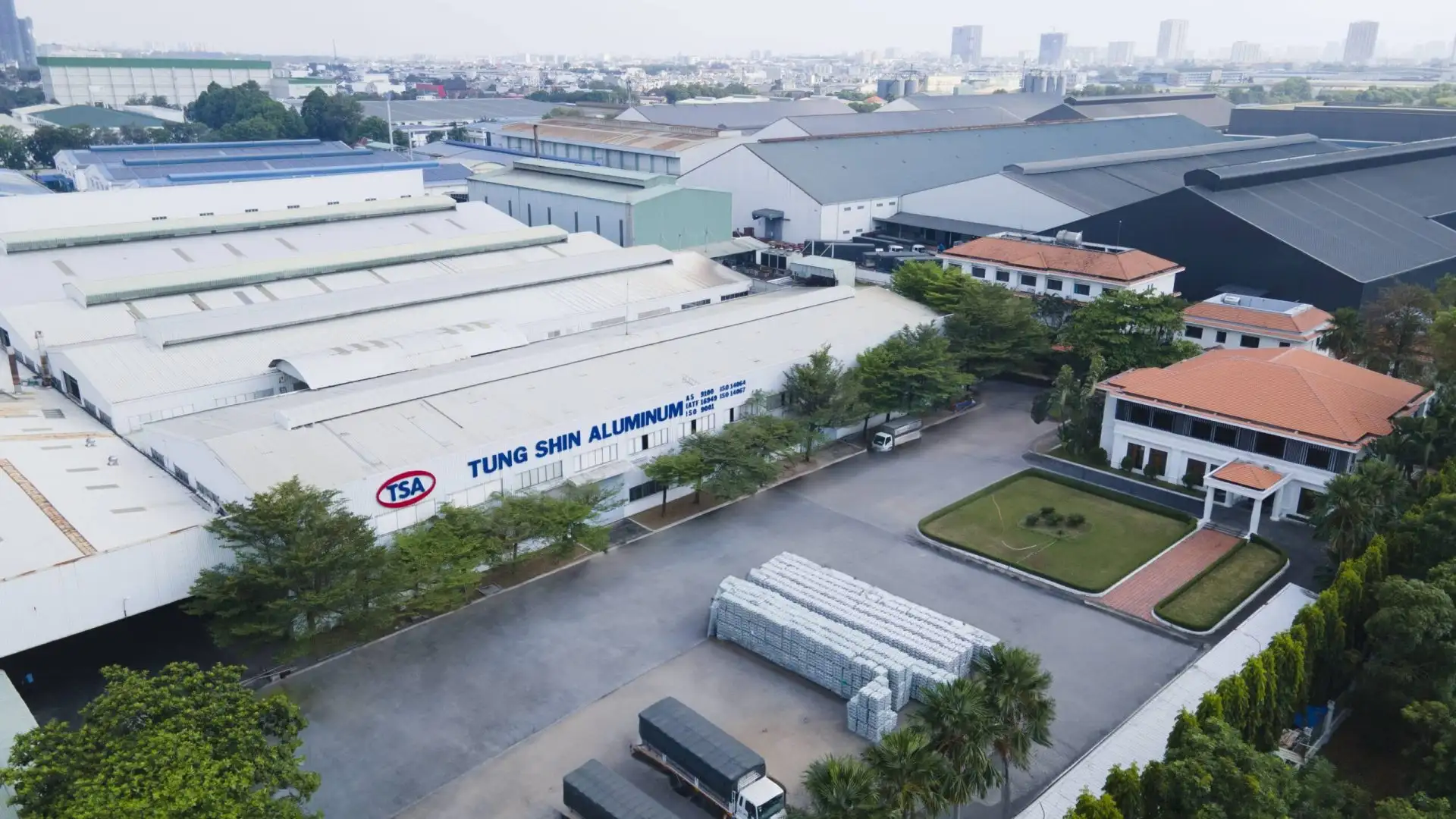Nhà máy sản xuất nhôm thanh định hình Tungshin