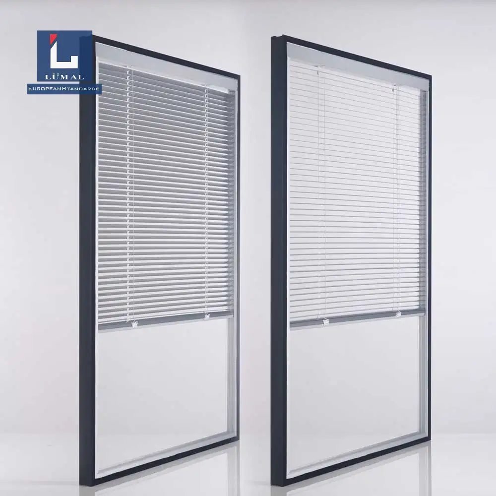 Cửa nhôm kính tích hợp rèm tiện nghi, tinh tế, hiện đại (1)