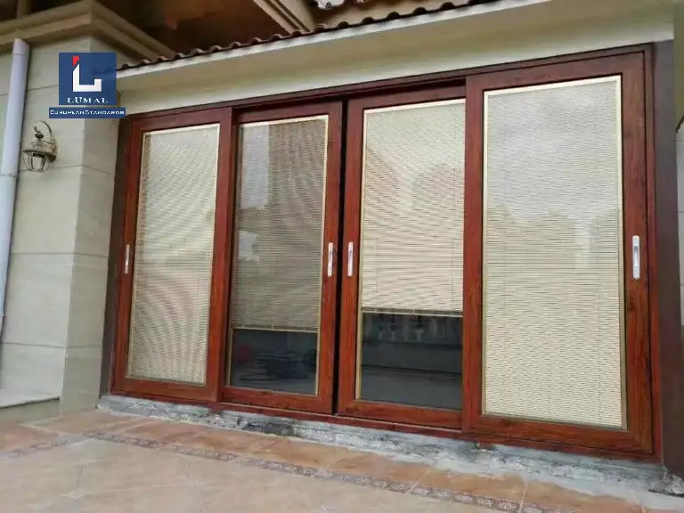 Cửa nhôm kính tích hợp rèm tiện nghi, tinh tế, hiện đại (5)