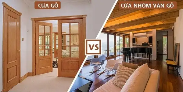 So sánh cửa nhôm kính và cửa gỗ, Đâu là lựa chọn thông minh hơn