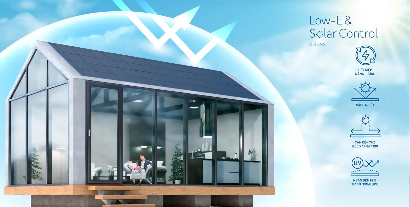 Kính Solar Control giải pháp chống nóng hiệu quả