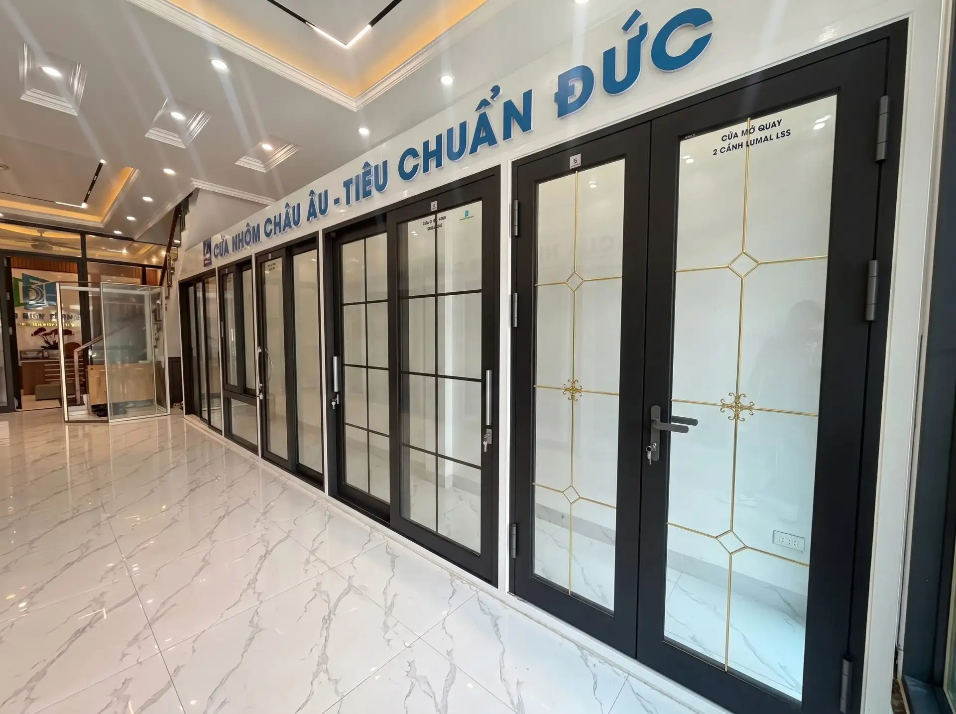 Showroom cửa nhôm Lumal tại Nghĩa Hưng Nam Định