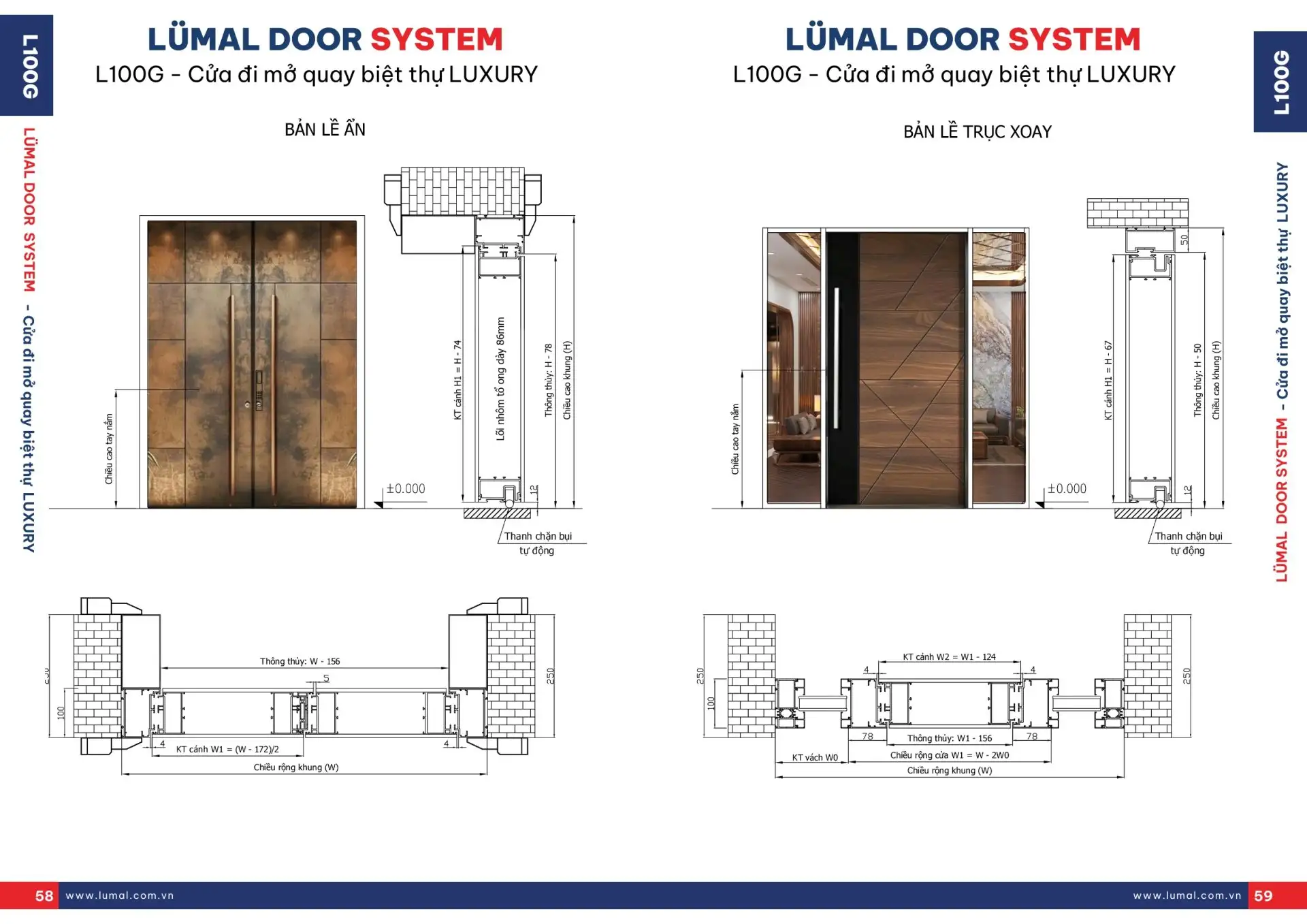 CẤU TẠO CỬA CHÍNH BIỆT THỰ