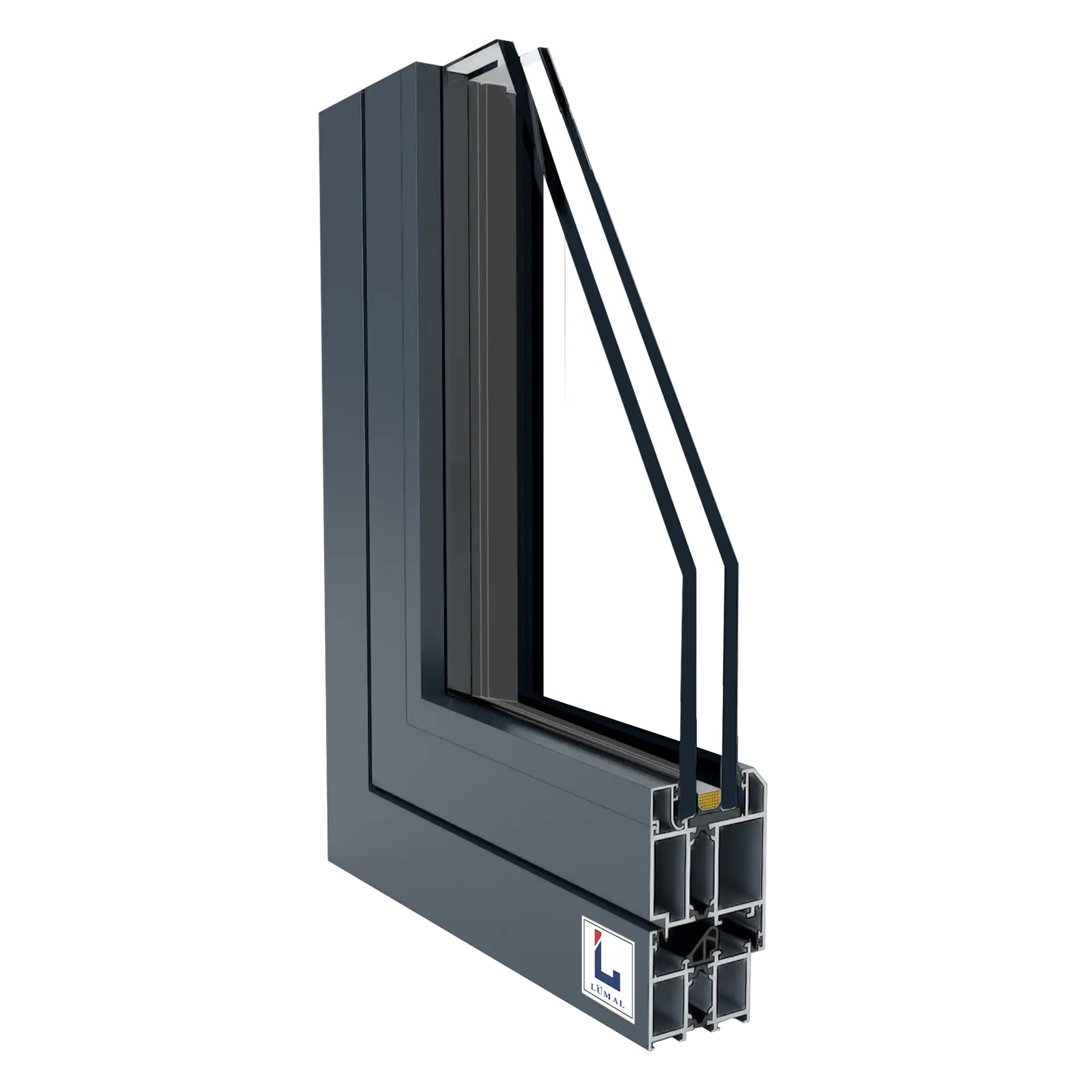 L70WB-Cửa sổ mở quay-Cầu cách nhiệt