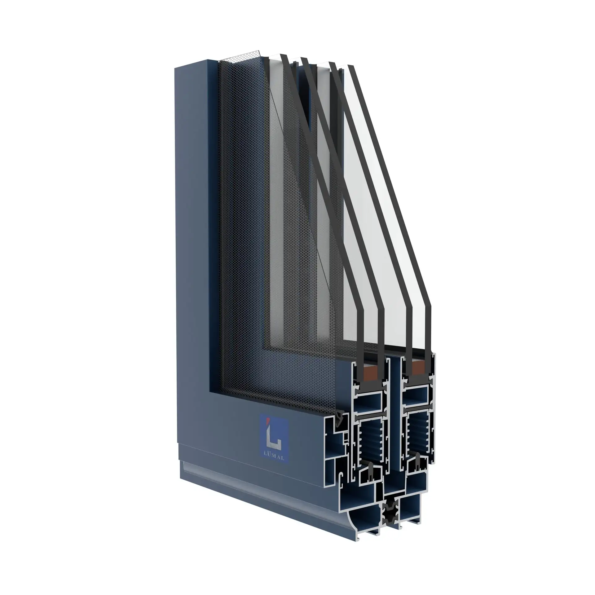 L81WB - Cửa sổ lùa cầu cách nhiệt