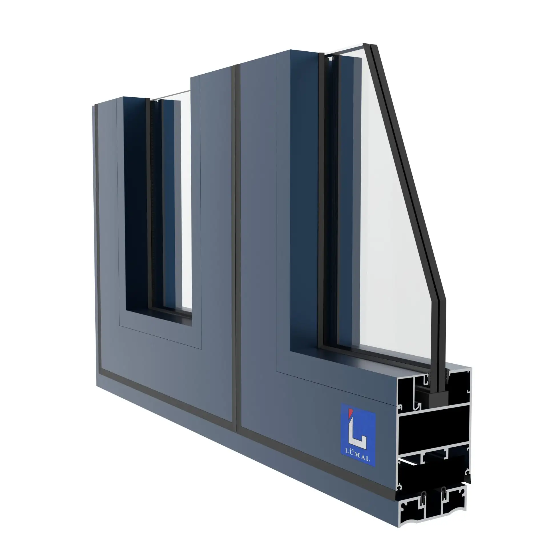 LX78 - Cửa xếp trượt