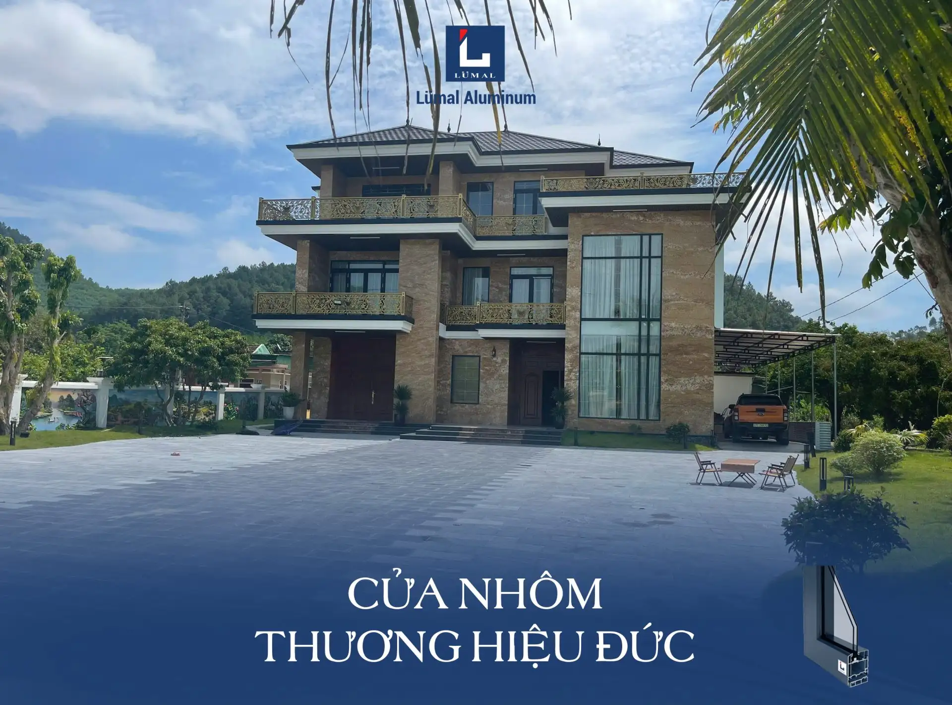 CÔNG TRÌNH FULL HỆ NHÔM LUMAL TẠI MỸ SƠN, ĐÔ LƯƠNG, NGHỆ AN