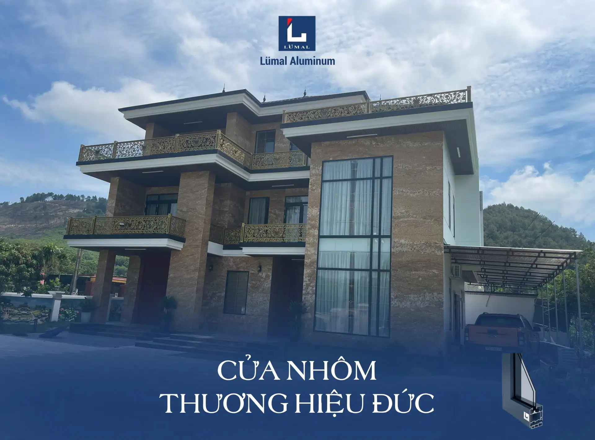 CÔNG TRÌNH FULL HỆ NHÔM LUMAL TẠI MỸ SƠN, ĐÔ LƯƠNG, NGHỆ AN