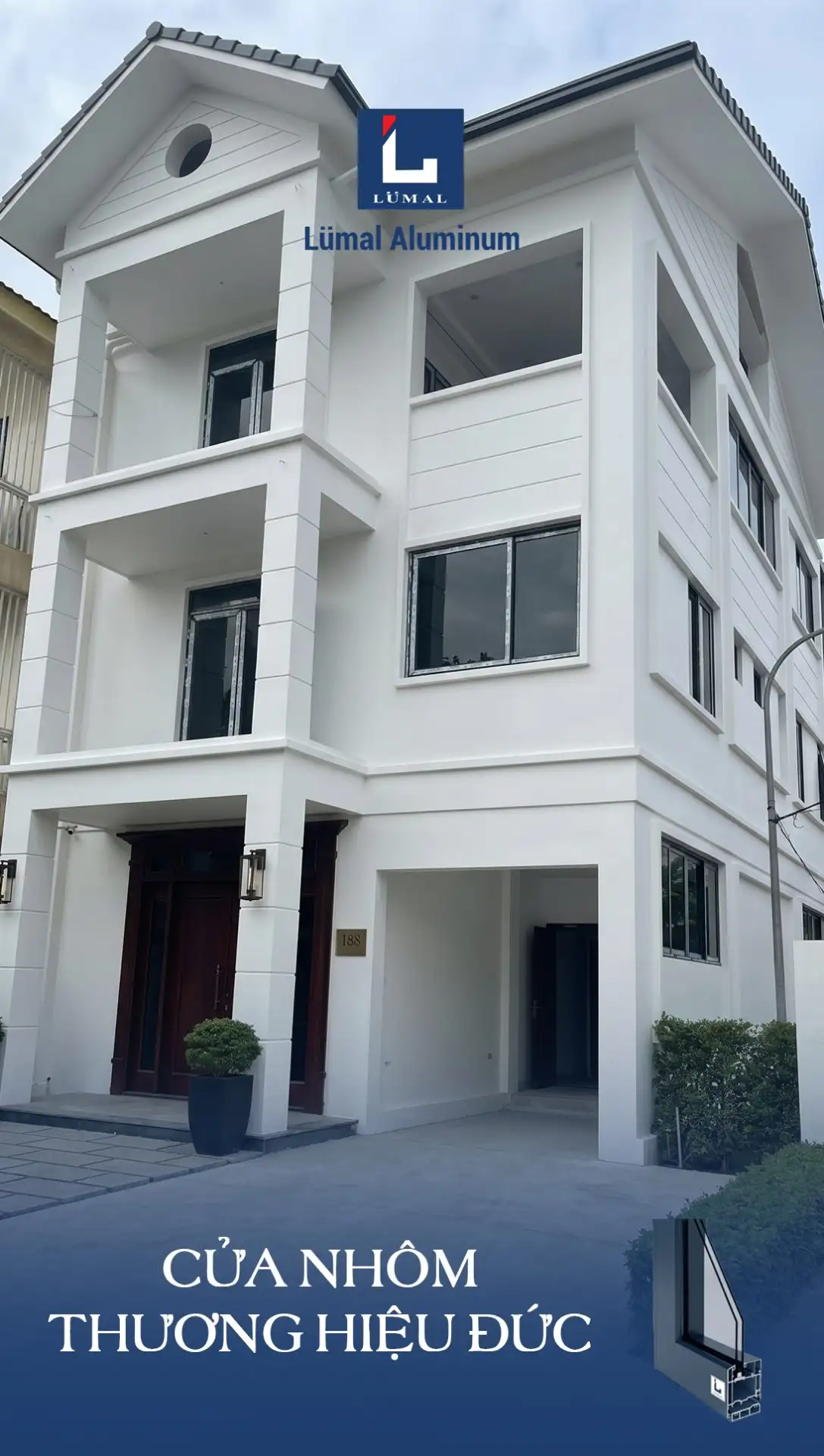 Công Trình Nhôm Lumal Nhà Anh Ánh – Ngõ 42 Nguyễn Cảnh Hoan, TP. Vinh