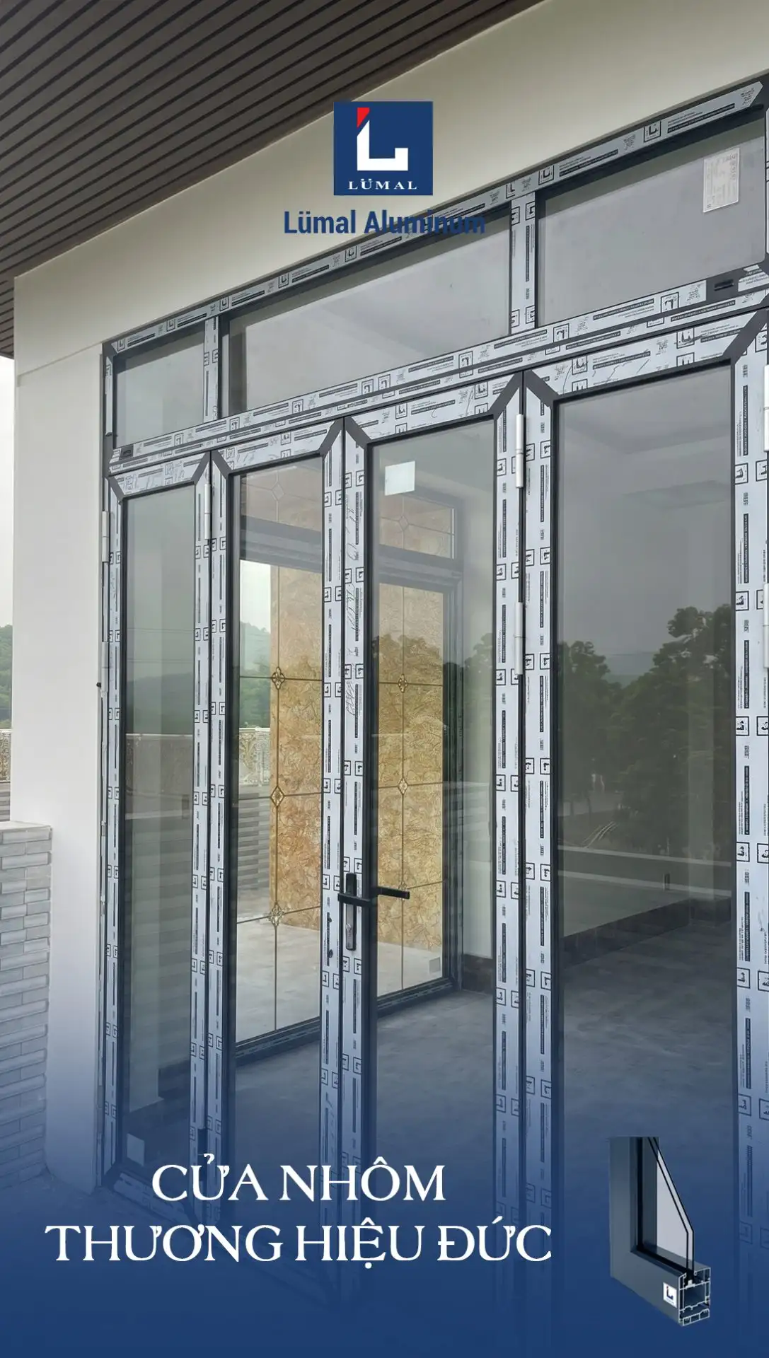 Công Trình Nhôm Lumal Nhà Anh Ánh – Ngõ 42 Nguyễn Cảnh Hoan, TP. Vinh